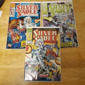 Marvel Comics Silver Sable 6, 7, 8 (1992)